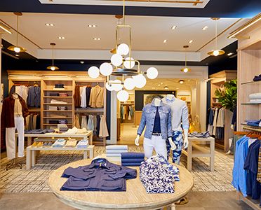 Inside the J.McLaughlin store at Gayton & Broad